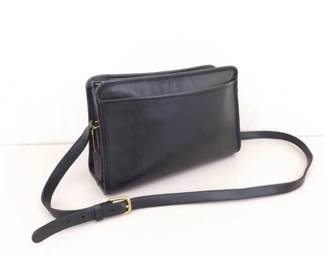 Authentic Vintage Black Leather COACH Taylor Bag
