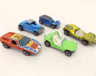 5 Vintage Hot Wheels Redlines

