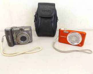2 Vintage WORKING Digital Cameras
