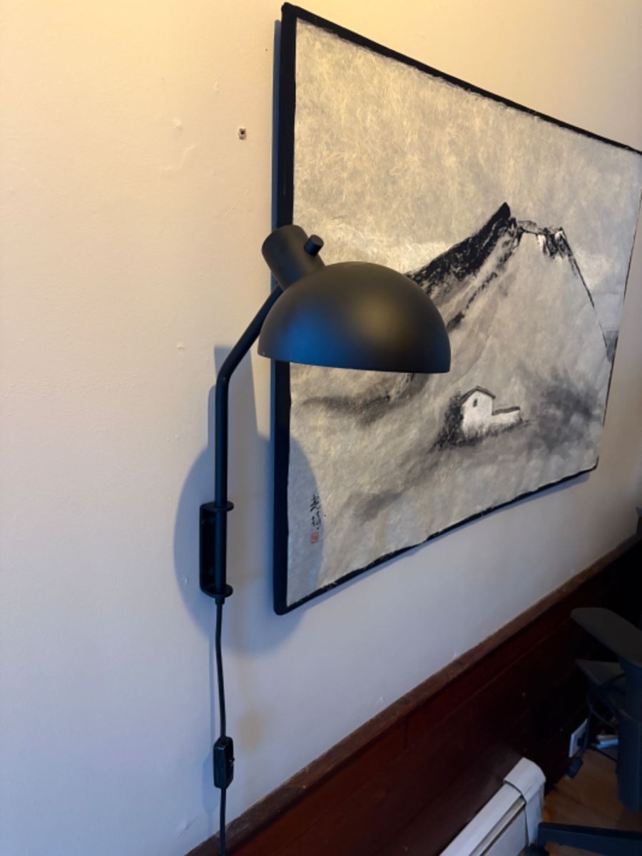 Black wall light (Set of 2)