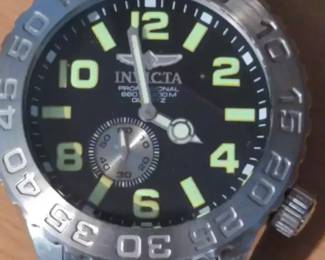 Invicta Pro Diver Mens Watch In Silver Tone