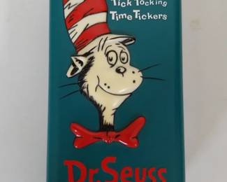 Dr Seuss Cat In The Hat Vintage Watch With Leather Looking Band