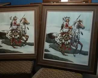 Guardian Spirits by Bev Doolittle Pair of Signed and Numbered Lithographs