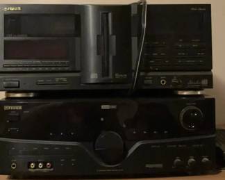 Fisher CD Changer And Sound Stage Amp Studio Standard