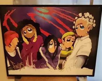 90s Y2K Anime Korn Poster