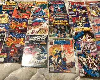 Lot Of 21 Assorted Marvel Comics