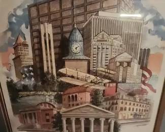 James Connor Dayton rare print signed numbered