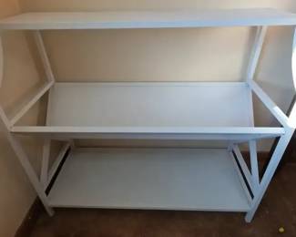 White Metal Book Shelf