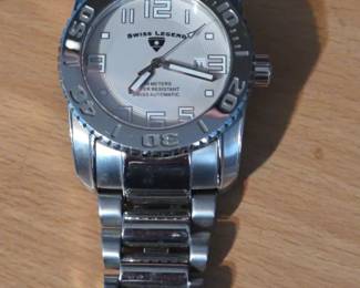 Swiss Legend Commander Mens Watch Silver