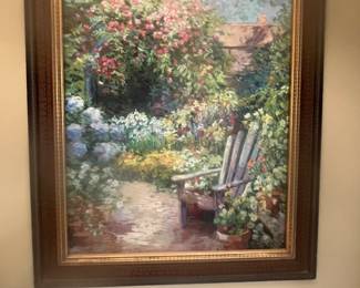 Large Barbara Evan’s Painting 