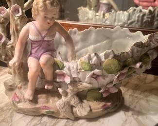 European Porcelain Figural Vase