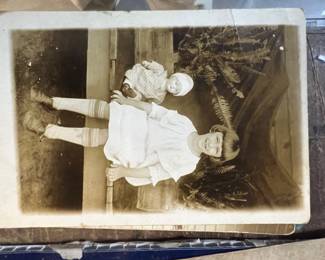 Real Photo Post Card 1920s, Girl w/ Doll