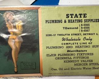 More Rare PinUp Advertising Card 