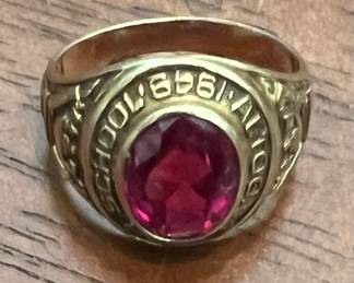 10 KT Gold, Altoona High School 1949, Much More Gold, Silver & Costume Jewelry 