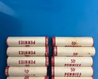 10 rolls 1974 P Brilliant Uncirculated 