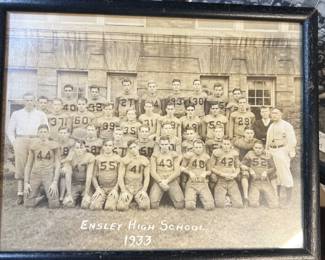 Original Photo 1933 Ensley Football Team