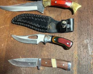 3 of many knives