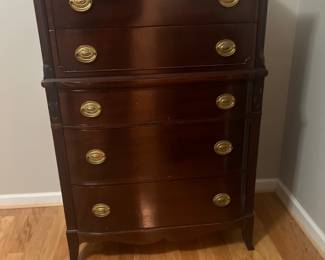 Mahogany Chest on Chest