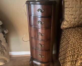 Pair Unusual Mahogany lingerie chests