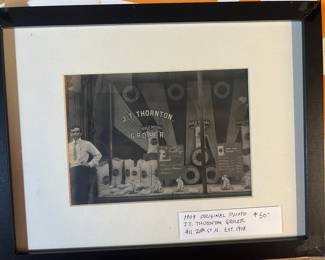 1909 Original Photo, J.T.  Thornton Grocer, Bham