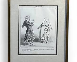 Honore Daumier, "Actualites," nppo;o///////////////////////÷÷÷÷÷÷÷÷÷÷÷÷÷÷÷÷÷/