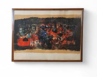 Zao Wou-Ki, titled "Untitled", 1956