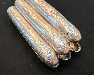 Victorian sterling cigar case