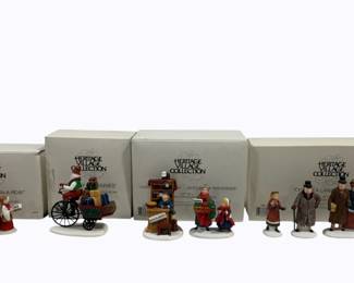 4156 - 4 Dept 56 Figures w/ boxes
