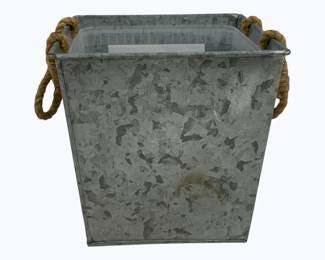 2560 - Metal Bucket Decor 8 x 8 x 8
