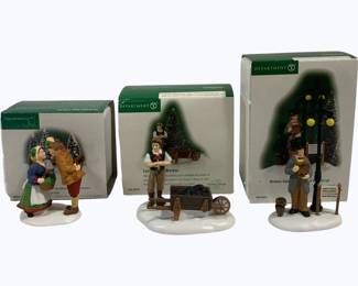4096x - 3 Dept 56 Figures w/ Boxes
