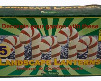 2181 - Landscape Lanterns in box used as-is electric/electronic/mechanical item - no guarantee all components, untested
