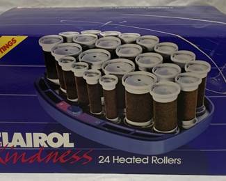 4110 - Clairol Kindness 24 Heated Rollers in Box as-is electric/electronic item, no guarantee all components are present, untested.
