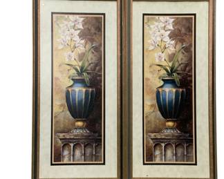 7178 - Pair Framed Prints 36 x 19
