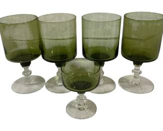 975 - 5 Sasaki Olive Green Stems 3.5" & 6"
