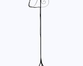 7158 - Vintage Wrought Iron Floor Lamp - 65" used as-is electric/electronic/mechanical item - no guarantee all components, untested.
