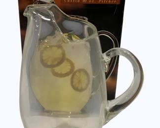 4076x - Crown Corning Glass Pitcher in Box 11" 90oz
