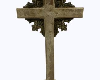 4106 - Carved Cross 21 x 10.5 x 4
