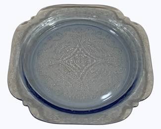 4028x - Madrid Blue Dinner Plate 10.5 x 10.5
