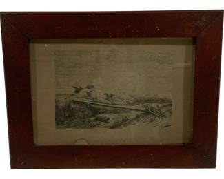 2254 - Vintage Framed Print 10 x 14
