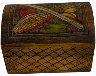 2953 - Decorative Wood Box - 6 x 4 x 4.5
