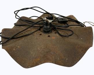 3525 - Vintage Light Fixture 17" used as-is electric/electronic/mechanical item - no guarantee all components, untested
