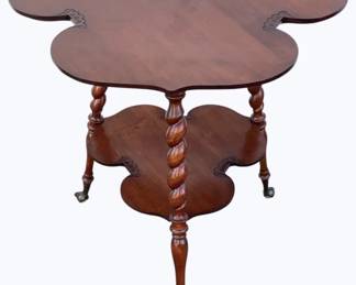 3546 - Wood Parlor Table - 29 x 29 x 26
