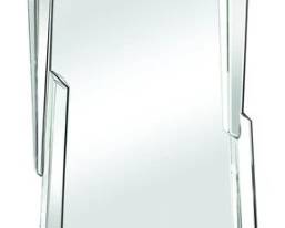 6042 - Elk Home Juxtaposed Angles Wall Mirror, as is 48 x 33 chips on edges
