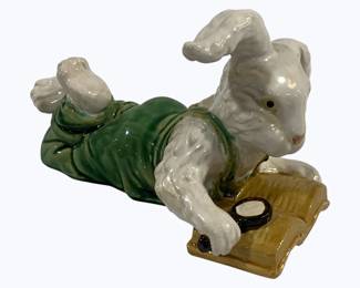 4003 - Ceramic Rabbit Figurine 7 x 10 x 6
