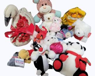 2102 - Assorted Stuffed Animals to include Pooh & Eeyore
