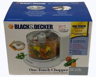 4201 - Black & Decker One-Touch Chopper in box
