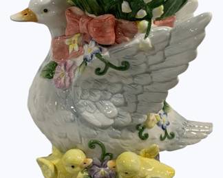 4032 - Home Accents Duck Vase 11.5"
