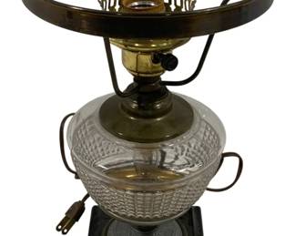 2310 - Vintage Lamp Base 12" used as-is electric/electronic/mechanical item - no guarantee all components, untested
