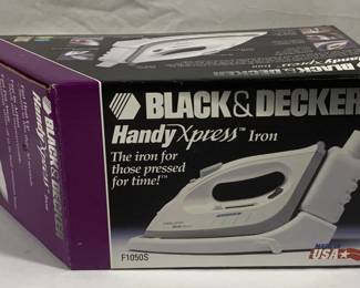 4128 - Black & Decker Handy Xpress Iron in Box as-is electric/electronic item, no guarantee all components are present, untested.
