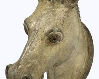 4102 - Carved Horse Head 12 x 13 x 6
